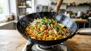 Réussir des nouilles thaïes sautées à la sauce épicée