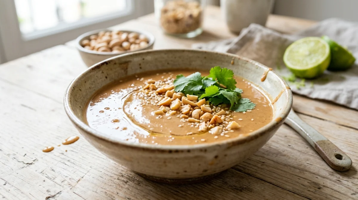 sauce cacahuète thai