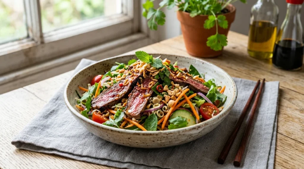 salade thai boeuf