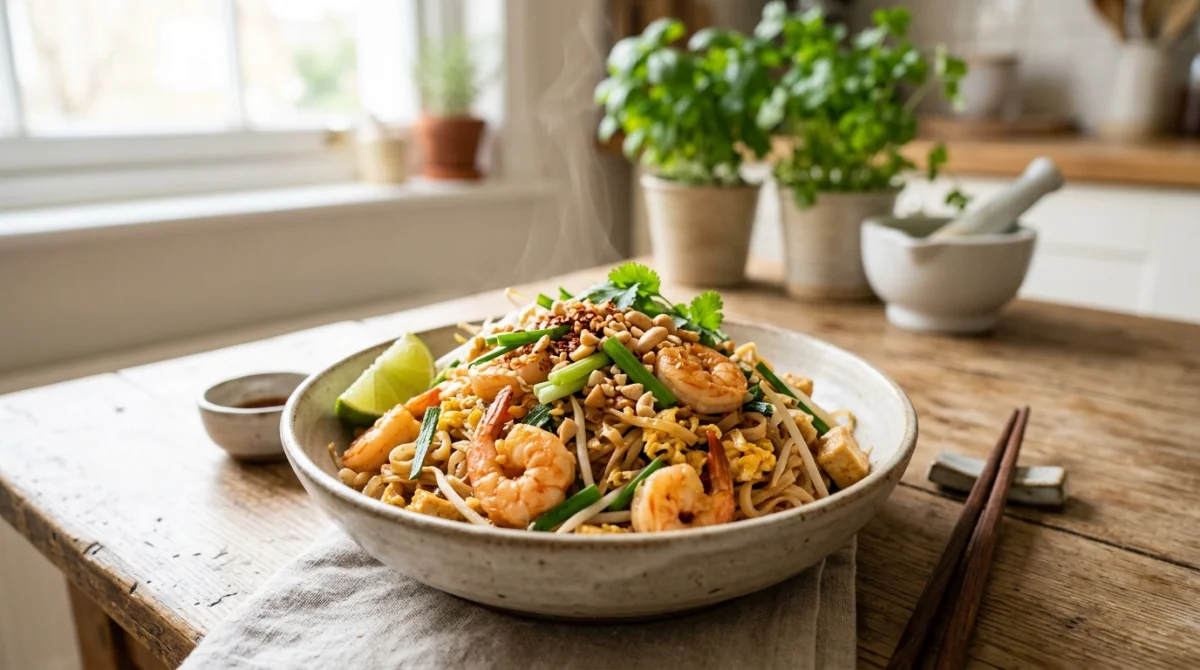 recettes nouilles thai