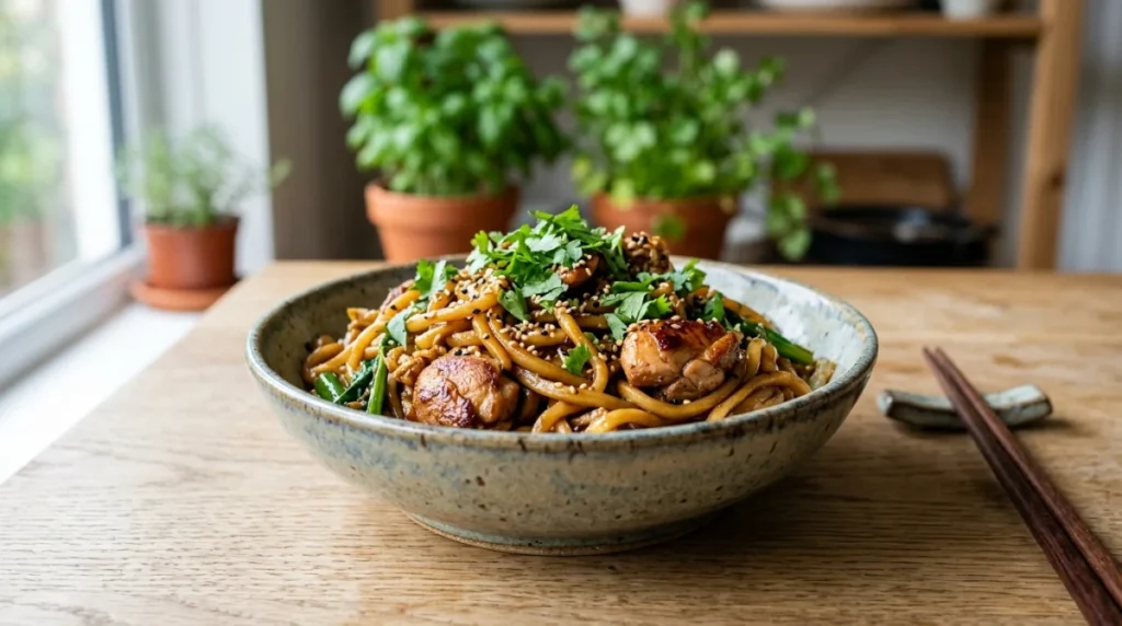 recettes nouilles thai
