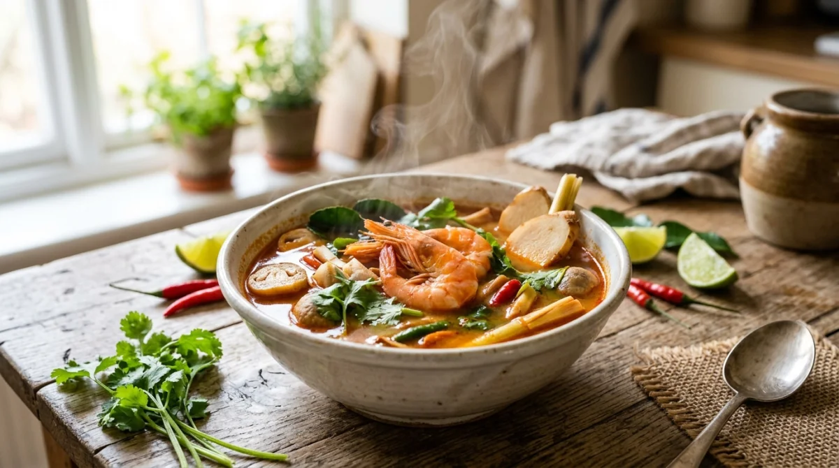 recette soupe tom yum