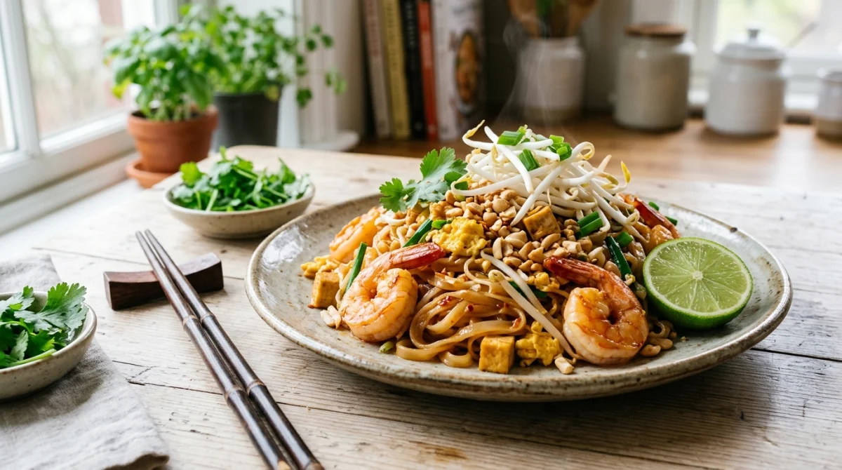 pad thai crevettes