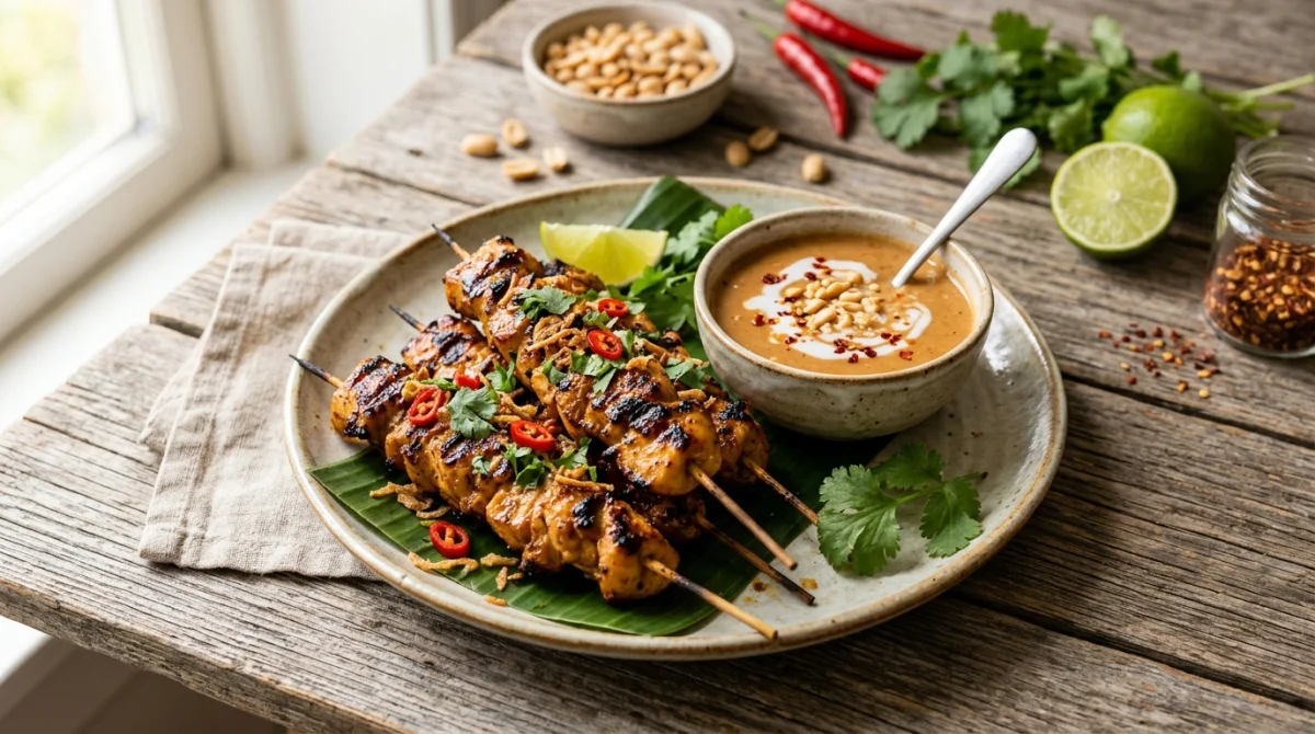 poulet satay